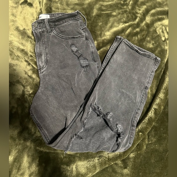 Hollister distressed vintage straight jeans - Picture 4 of 5